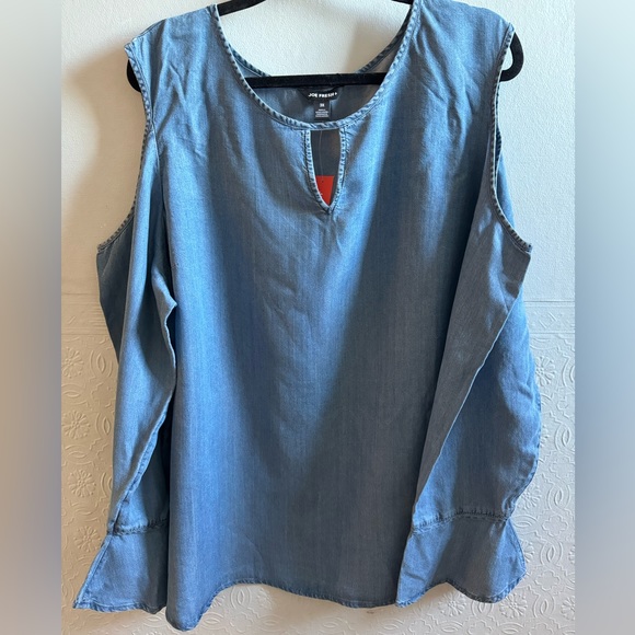 New 3x Jean look top from Joe fresh - Picture 1 of 5